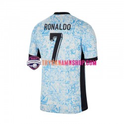Portugal Cristiano Ronaldo 7 Euro 2024 Tröja 2:a Matchställ Män Kortärmad