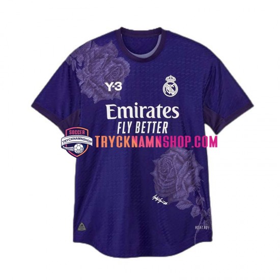 Real Madrid Vinicius Junior 7 Y-3 2023-2024 Tröja Lila 4:e Matchställ Män Kortärmad