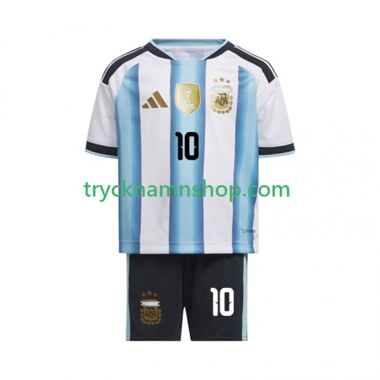 Argentina Lionel Messi 10 VM 2026 Tröja 1:a Matchställ Barn Kortärmad