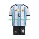 Argentina Lionel Messi 10 VM 2026 Tröja 1:a Matchställ Barn Kortärmad