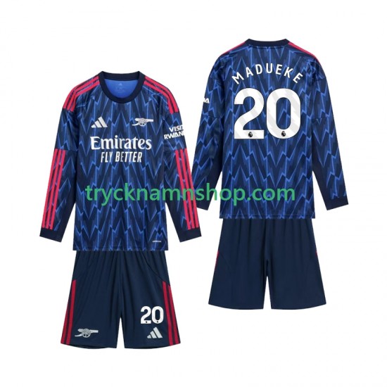 Arsenal Madueke 20 2025-2026 Tröja 2:a Matchställ Barn Långärmad