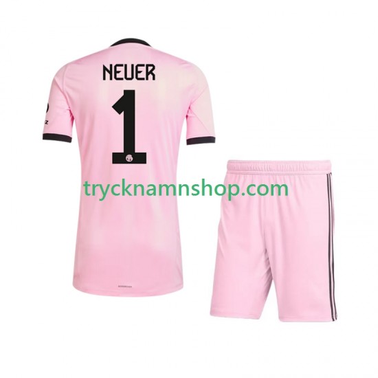 FC Bayern München Målvakt Manuel Neuer 1 UCL 2025-2026 Tröja 3:e Matchställ Barn Kortärmad