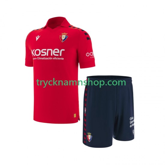 CA Osasuna 2025-2026 Tröja 1:a Matchställ Barn Kortärmad