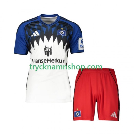Hamburger SV 2025-2026 Tröja 1:a Matchställ Barn Kortärmad