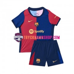 FC Barcelona 2024-2025 Tröja 1:a Matchställ Barn Kortärmad