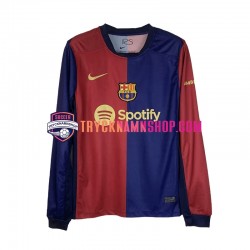 FC Barcelona 2024-2025 Tröja 1:a Matchställ Män Långärmad