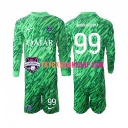Paris Saint-Germain Målvakt Gianluigi Donnarumma 99 2024-2025 Tröja 2:a Matchställ Barn Långärmad