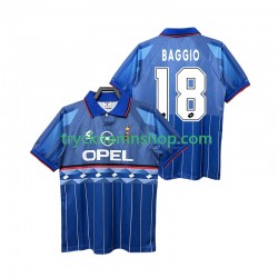 AC Milan BAGGIO 18 1995 1996 Tröja Retro 2:a Matchställ Män Kortärmad