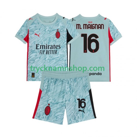 AC Milan Målvakt Mike Maignan 16 2025-2026 Tröja 1:a Matchställ Barn Kortärmad
