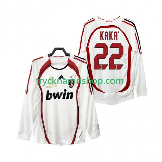 AC Milan KAKA 22 2006 2007 Tröja Retro 2:a Matchställ Män Långärmad