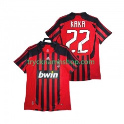 AC Milan KAKA 22 2007 2008 Tröja Retro 1:a Matchställ Män Kortärmad