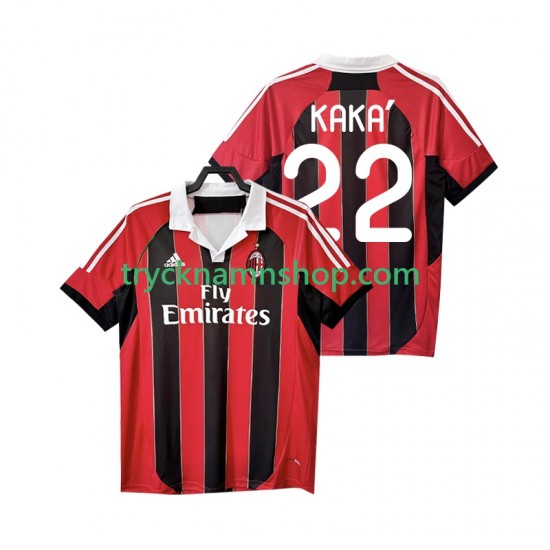AC Milan KAKA 22 2012 2013 Tröja Retro 1:a Matchställ Män Kortärmad