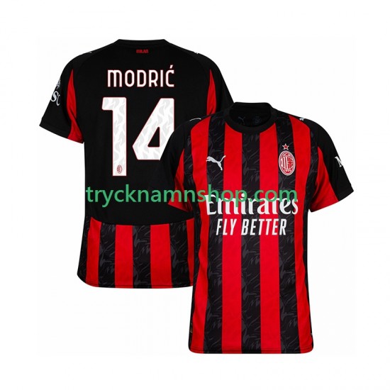 AC Milan Luca Modric 14 2025-2026 Tröja 1:a Matchställ Män Kortärmad