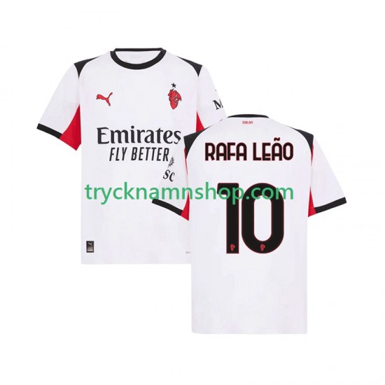 AC Milan Rafael Leao 10 2025-2026 Tröja 2:a Matchställ Män Kortärmad
