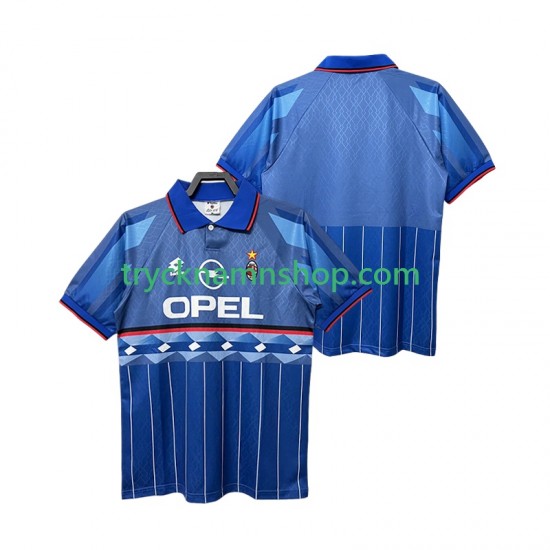 AC Milan 1995 1996 Tröja Retro 2:a Matchställ Män Kortärmad