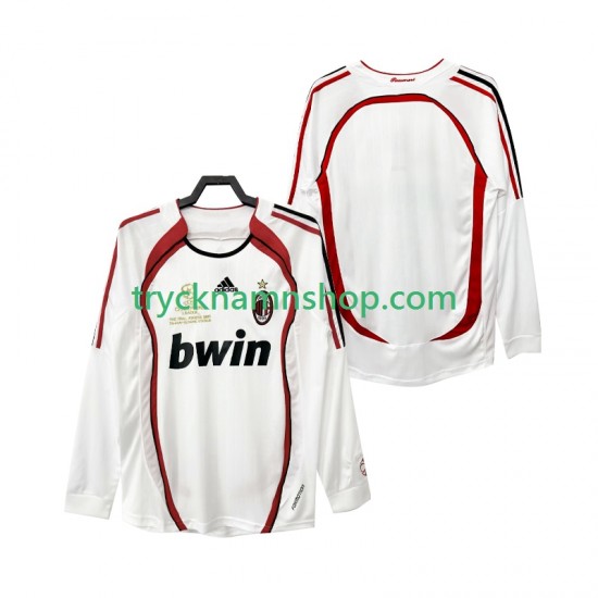 AC Milan 2006 2007 Tröja Retro 2:a Matchställ Män Långärmad