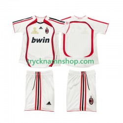 AC Milan 2006 2007 Tröja Retro 2:a Matchställ Barn Kortärmad