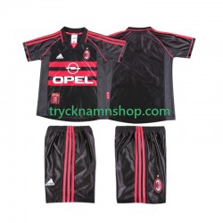 AC Milan 1998 1999 Tröja Retro 3:e Matchställ Barn Kortärmad