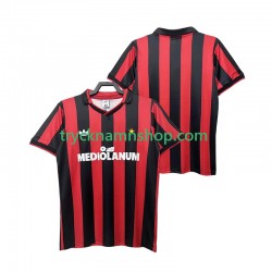 AC Milan 1990 1991 Tröja Retro 1:a Matchställ Män Kortärmad
