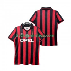 AC Milan 1995 1996 Tröja Retro 1:a Matchställ Män Kortärmad