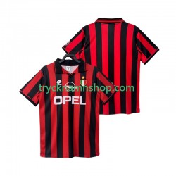 AC Milan 1996 1997 Tröja Retro 1:a Matchställ Män Kortärmad