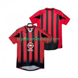 AC Milan 2004 2005 Tröja Retro 1:a Matchställ Män Kortärmad