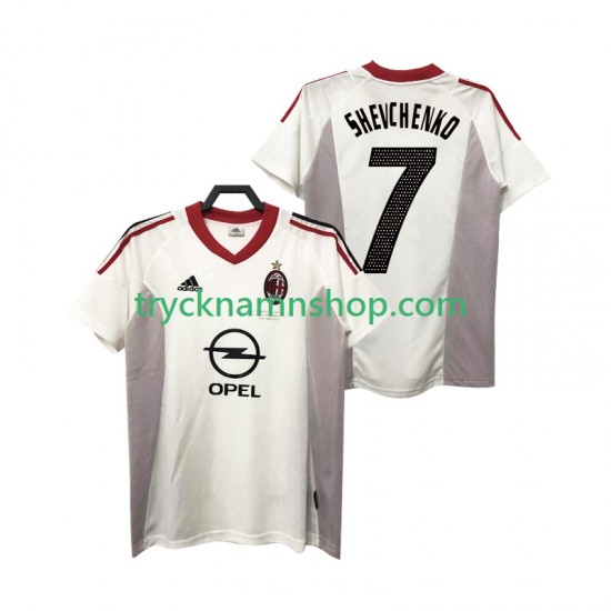 AC Milan SHEVCHENKO 7 2004 2005 Tröja Retro 2:a Matchställ Män Kortärmad
