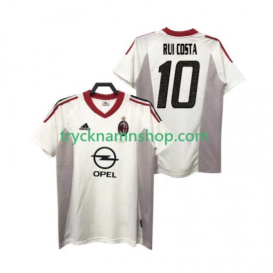 AC Milan rui costa 10 2004 2005 Tröja Retro 2:a Matchställ Män Kortärmad