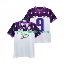Fiorentina 9 1992 1993 Tröja Retro 2:a Matchställ Män Kortärmad
