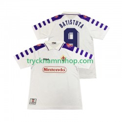 Fiorentina BASTUTA 9 1998 1999 Tröja Retro 2:a Matchställ Män Kortärmad