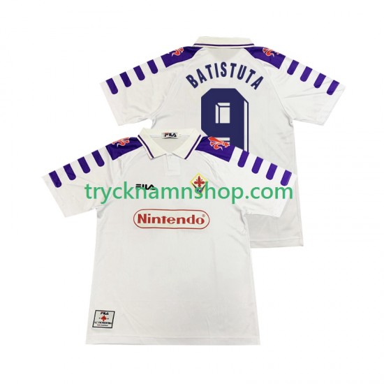 Fiorentina BASTUTA 9 1998 1999 Tröja Retro 2:a Matchställ Män Kortärmad
