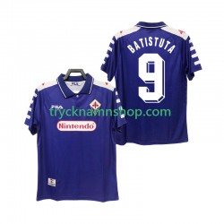 Fiorentina BASTUTA 9 1998 1999 Tröja Retro 1:a Matchställ Män Kortärmad