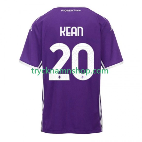 Fiorentina Kean 20 2025-2026 Tröja 1:a Matchställ Män Kortärmad