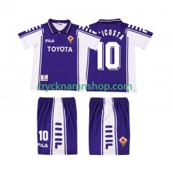 Fiorentina RUI COSTA 10 1999 2000 Tröja Retro 1:a Matchställ Barn Kortärmad