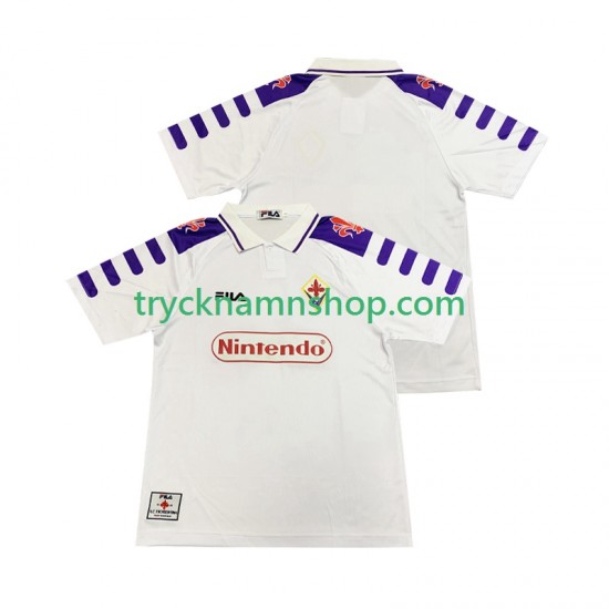 Fiorentina 1998 1999 Tröja Retro 2:a Matchställ Män Kortärmad