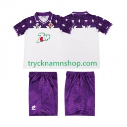 Fiorentina 1992 1993 Tröja Retro 2:a Matchställ Barn Kortärmad