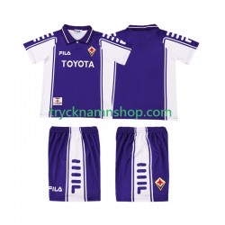 Fiorentina 1999 2000 Tröja Retro 1:a Matchställ Barn Kortärmad