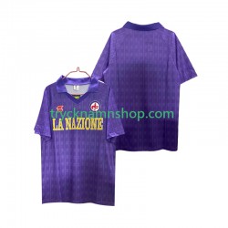 Fiorentina 1989 1990 Tröja Retro 1:a Matchställ Män Kortärmad