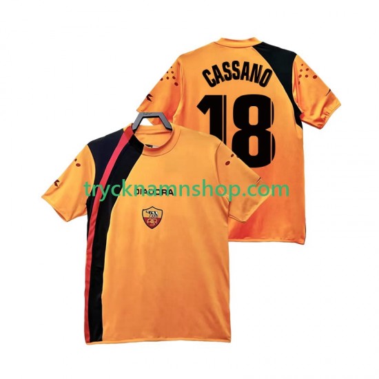 AS Roma CASSANO 18 2005 2006 Tröja Retro 1:a Matchställ Män Kortärmad