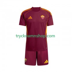 AS Roma 2025-2026 Tröja 1:a Matchställ Barn Kortärmad