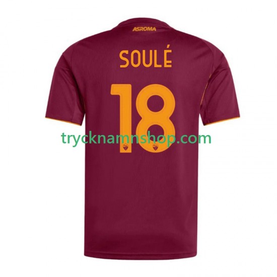 AS Roma Soule 18 2025-2026 Tröja 1:a Matchställ Män Kortärmad