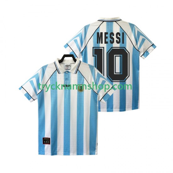Argentina Lionel Messi 10 1996 1997 Tröja Retro 1:a Matchställ Män Kortärmad