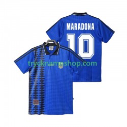 Argentina MARADONA 10 1994 Tröja Retro 2:a Matchställ Män Kortärmad