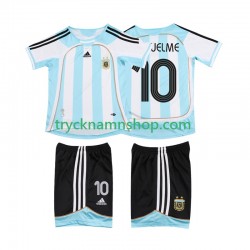 Argentina RIQUELME 10 2006 2007 Tröja Retro 1:a Matchställ Barn Kortärmad