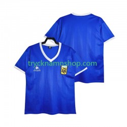 Argentina 1986 Tröja Retro 2:a Matchställ Män Kortärmad