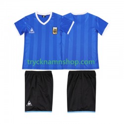 Argentina 1986 Tröja Retro 2:a Matchställ Barn Kortärmad