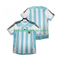 Argentina 2014 Tröja Retro 1:a Matchställ Män Kortärmad