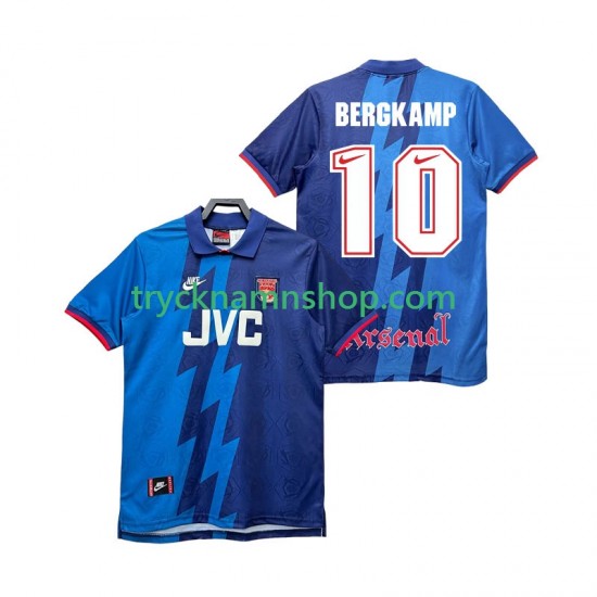 Arsenal BERGKAMP 10 1995 1996 Tröja Retro 2:a Matchställ Män Kortärmad