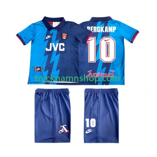 Arsenal BERGKAMP 10 1995 1996 Tröja Retro 2:a Matchställ Barn Kortärmad