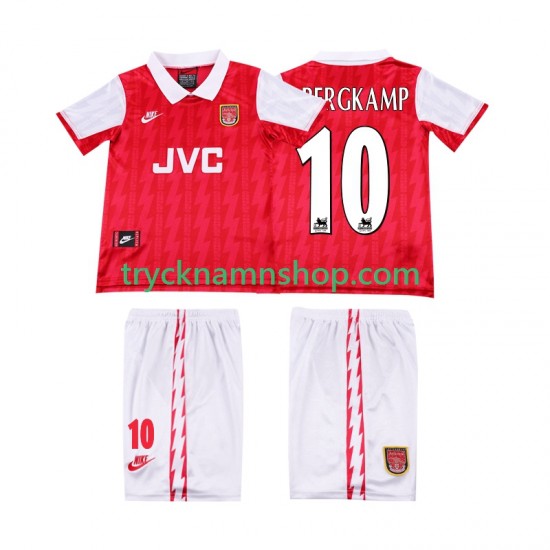 Arsenal BERGKAMP 10 1994 1996 Tröja Retro 1:a Matchställ Barn Kortärmad